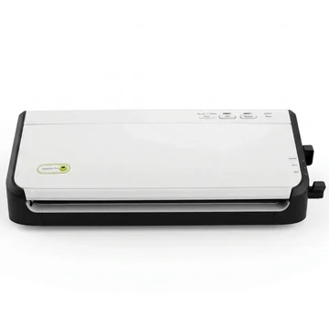 Vacuum Sealer with Dual Heat Sealing and Integrated Cutter