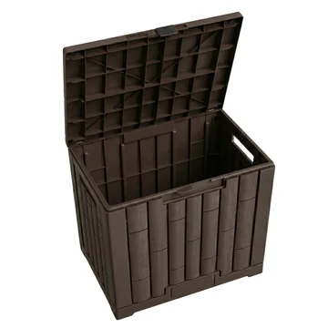Hinged Lid Storage Container - 120L Capacity with 330 lb Weight Limit