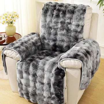 Recliner Sofa Cover Plush Microfiber Non-Slip Set of Four