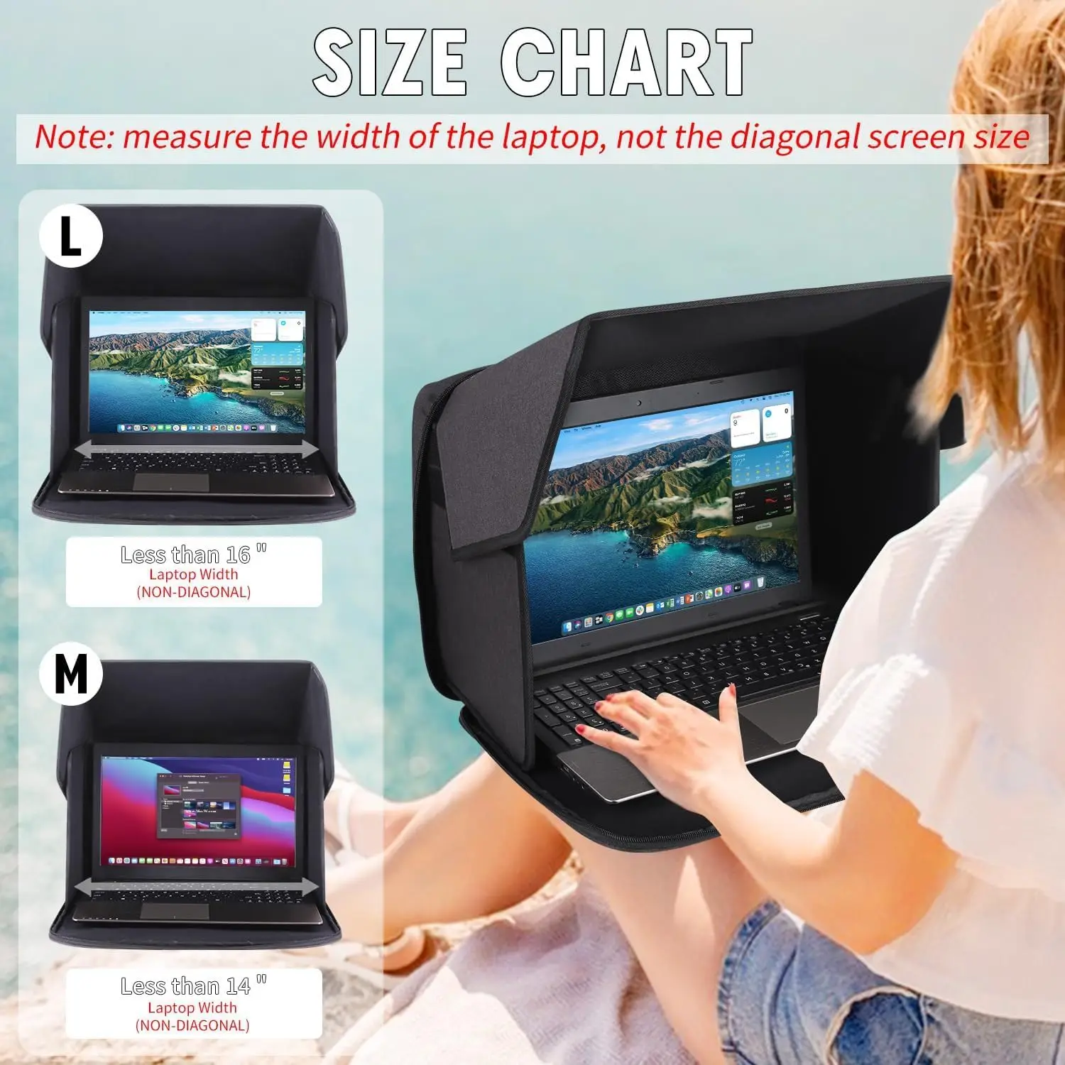 Umbrella Cover for Laptop Sun Protection - Image 2
