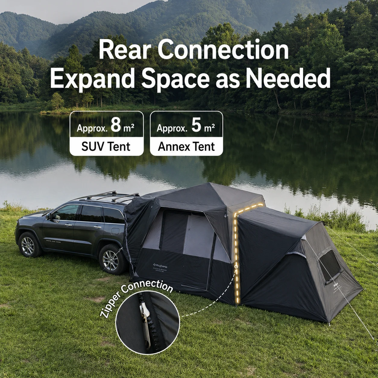 KingCamp BOUNDLESS X3 PRO Modular SUV Tent