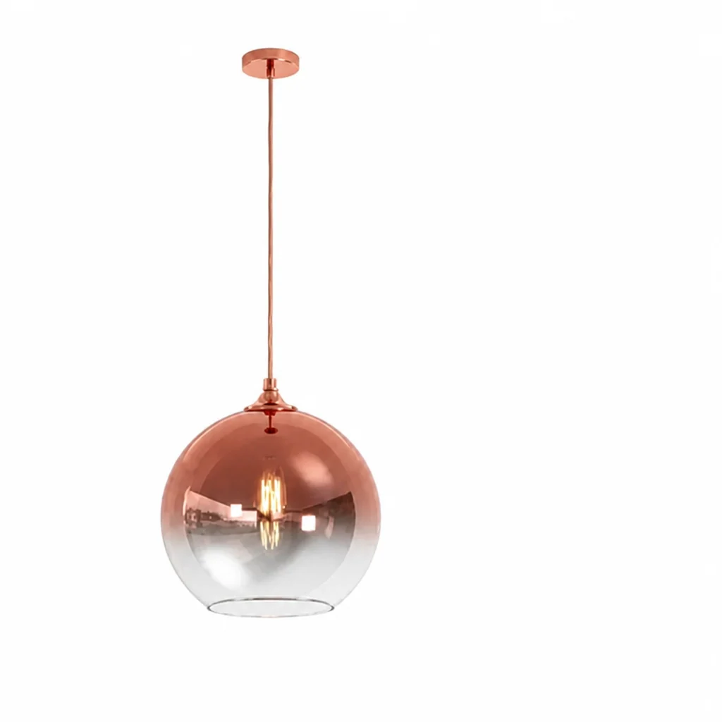 Pendant Light Metallic Gradient Glass Energy-Efficient LED - Image 19