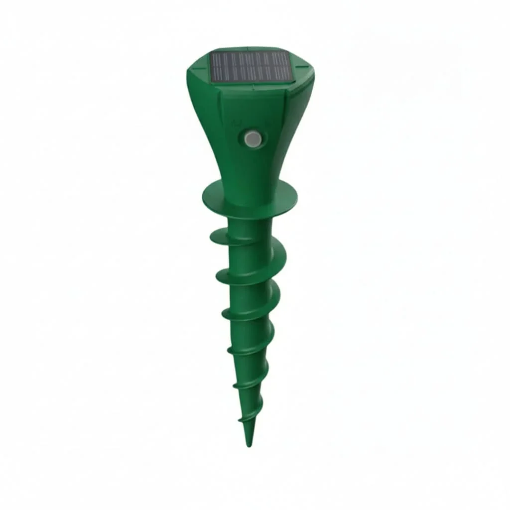 Garden Mole Repeller Solar-Powered Silent Vibration Weatherproof