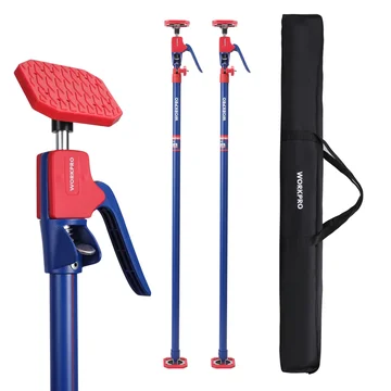 WORKPRO Cabinet Jack Support Pole, 54-114 in Adjustable, 154 lbs, 2-Pack