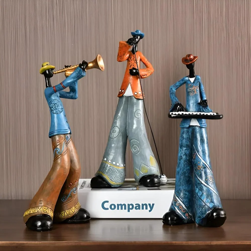 Tabletop Figurine Resin Abstract Jazz Design - Image 7