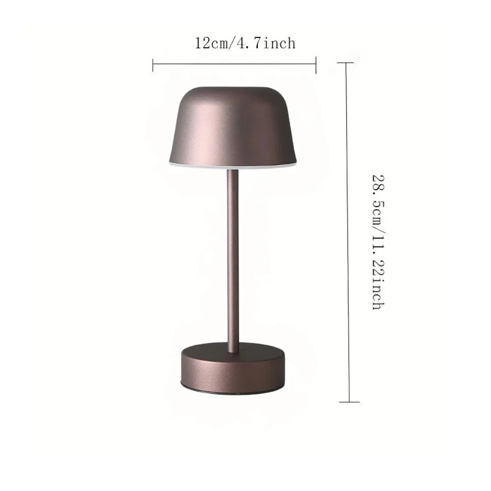 Mushroom Lamp Rechargeable Touch Dimmable LED - Image 2