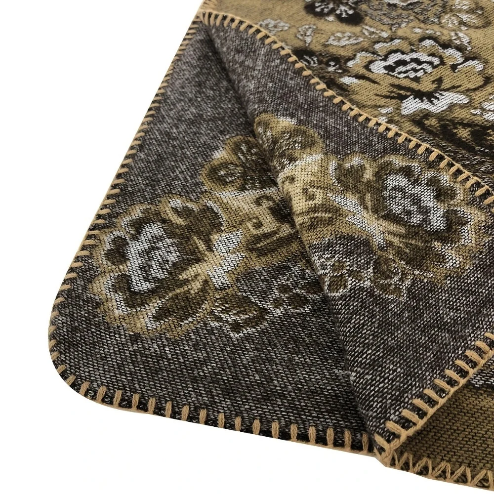 Women's Poncho Acrylic Jacquard Fringe - Image 7