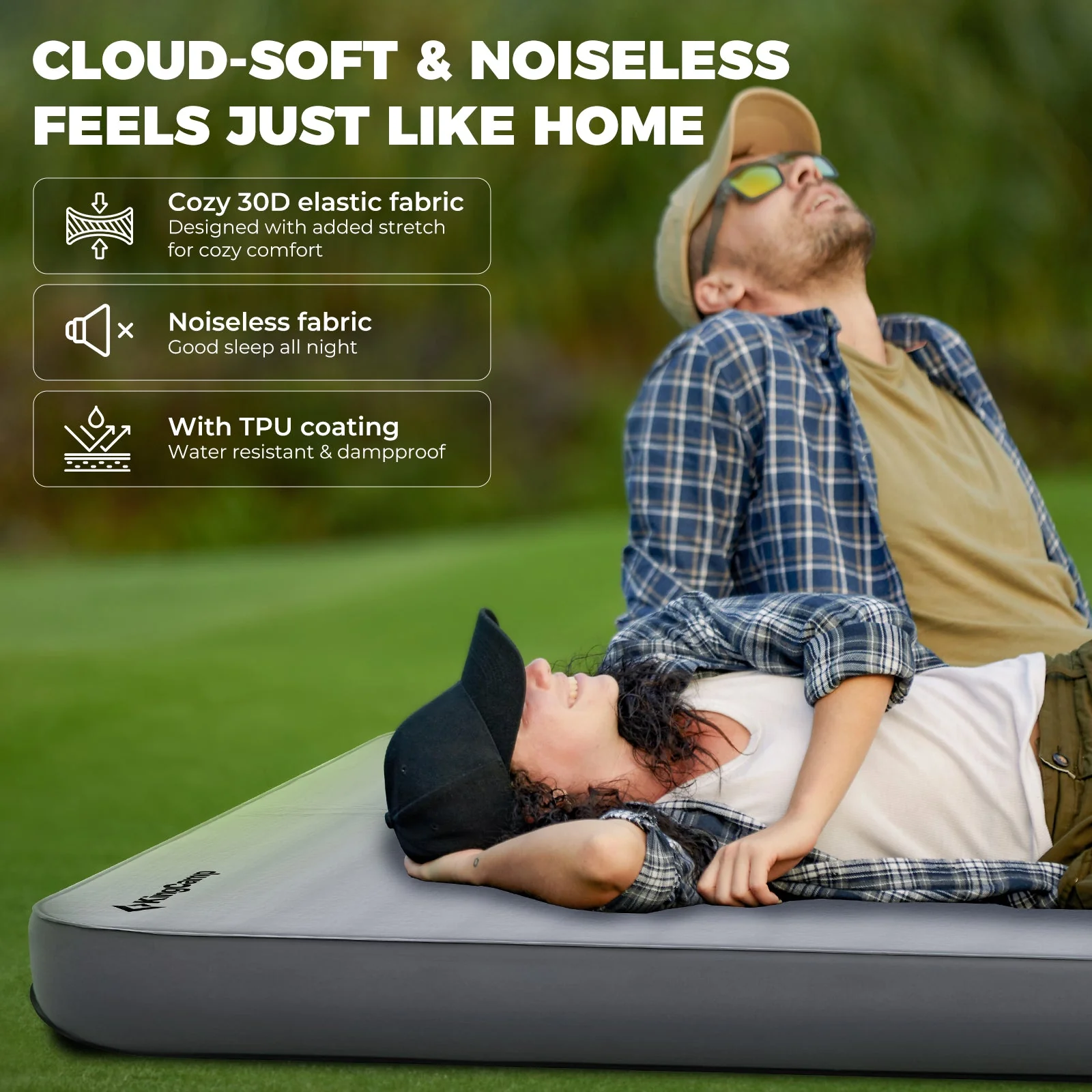 KingCamp PREMIUM Self Inflating Foam Sleeping Pad Double/Single - Image 77