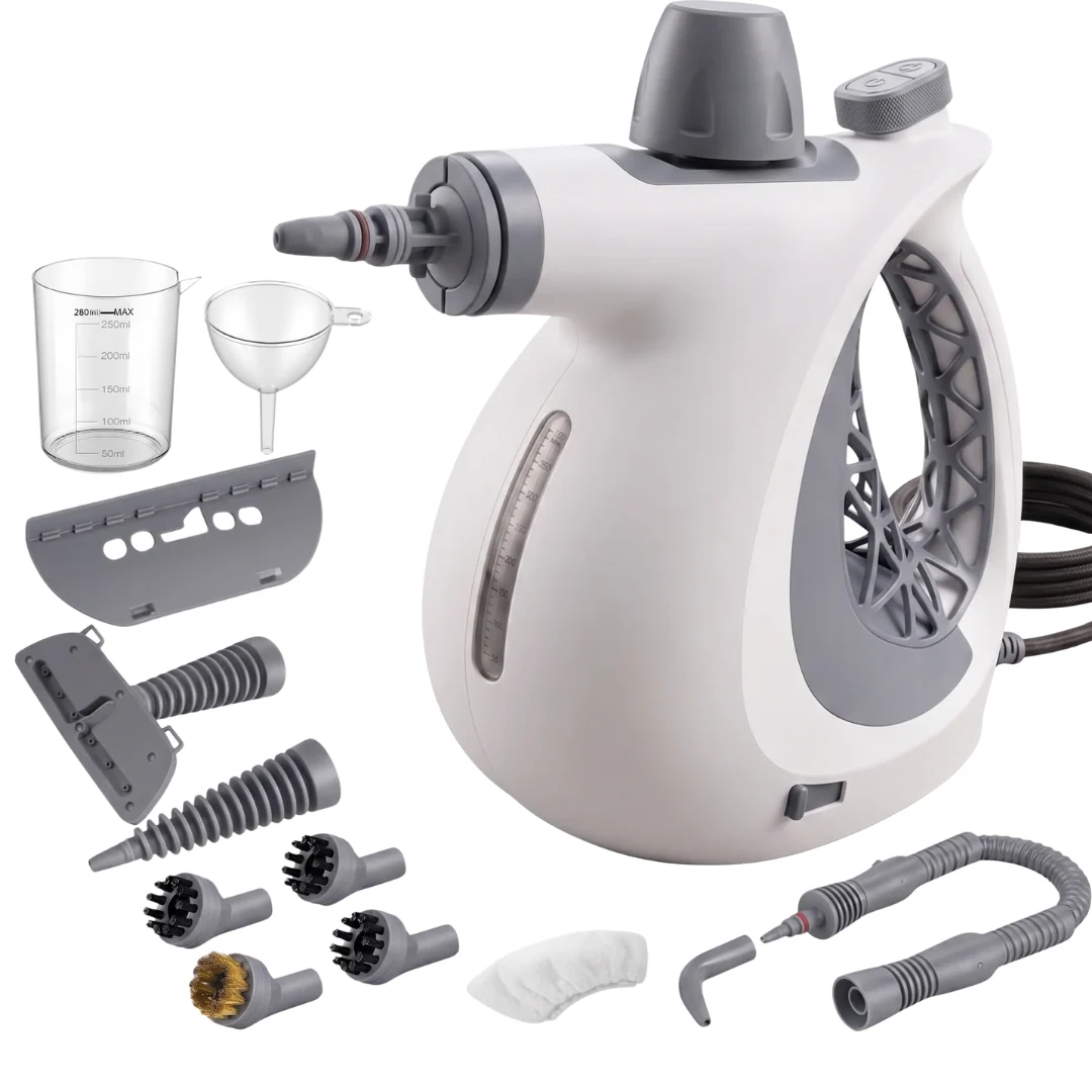 Handheld Steam Cleaner with Pressurized Function and Accessory Set - Image 3