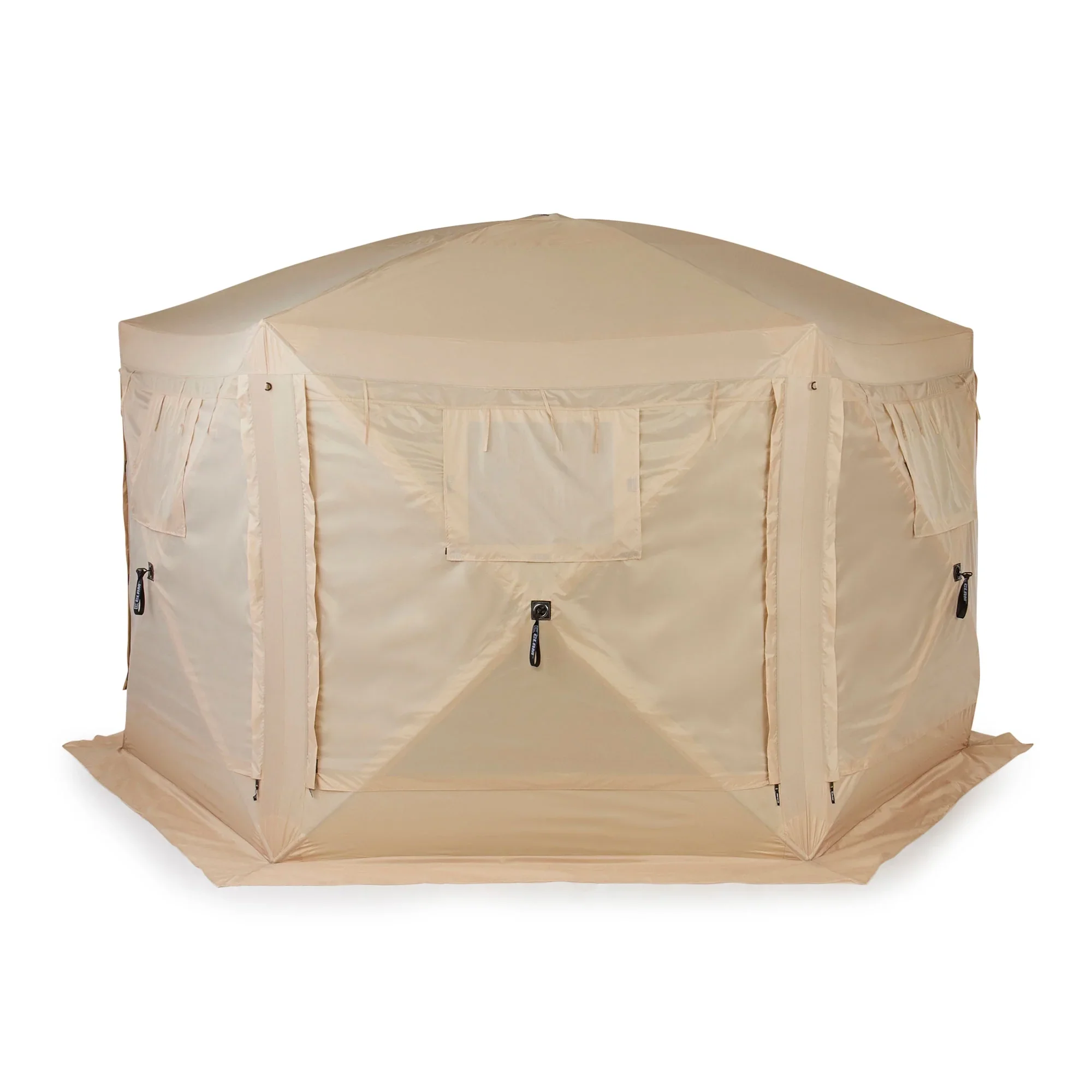 CLAM Quick-Set Pavilion 12.5 x 12.5' Portable Outdoor Canopy Shelter, Green - Image 20