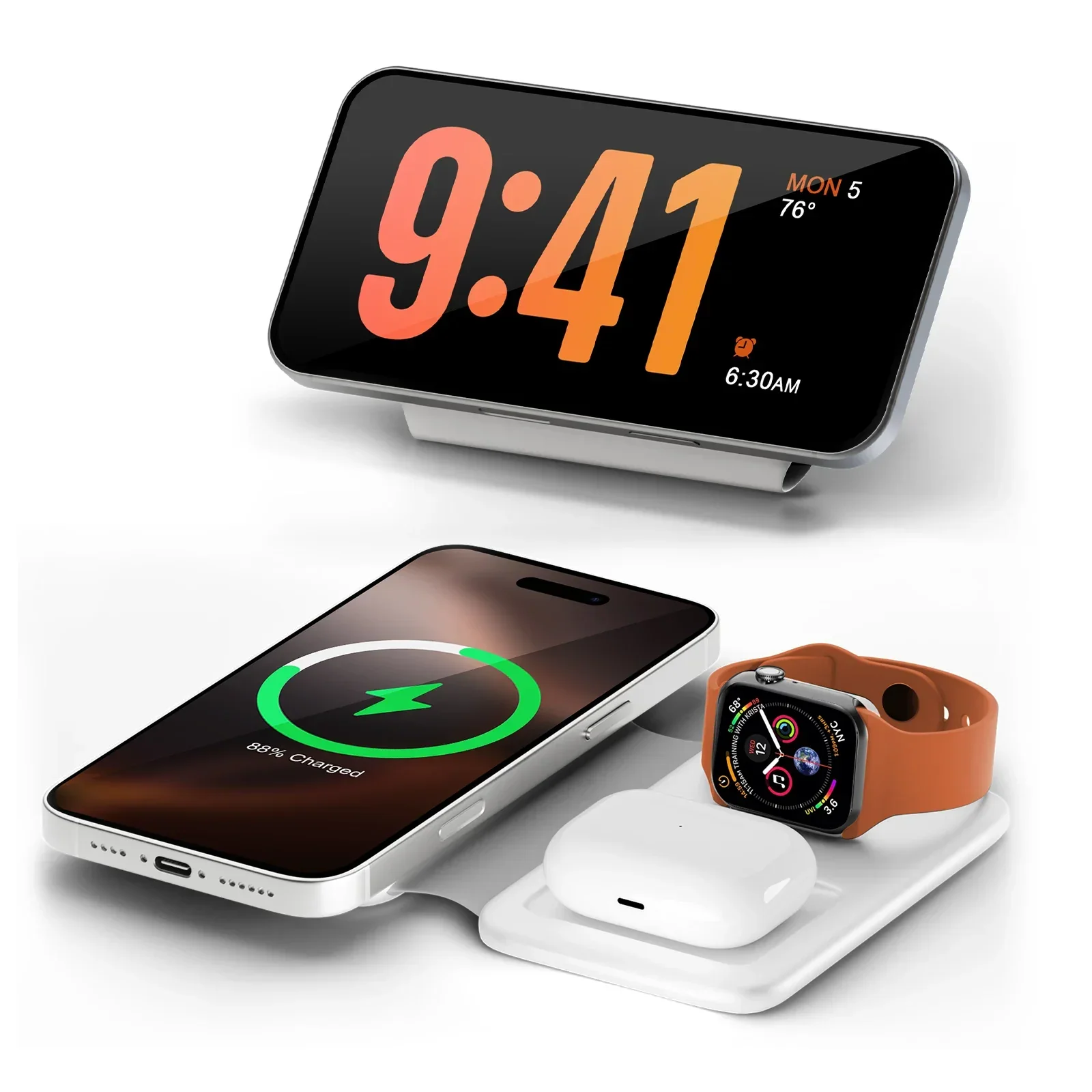 3-in-1 Magnetic Charging Station – Foldable Design - Image 5