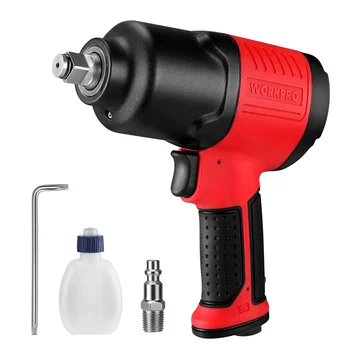 WORKPRO 1/2" Drive Air Impact Wrench for Changing Tires Auto Repair