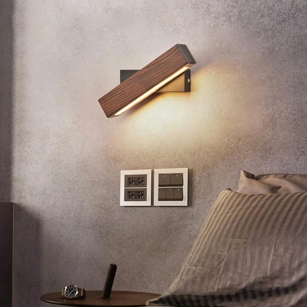 Sleek Rustic LED Wall Light for Modern Spaces - Image 2