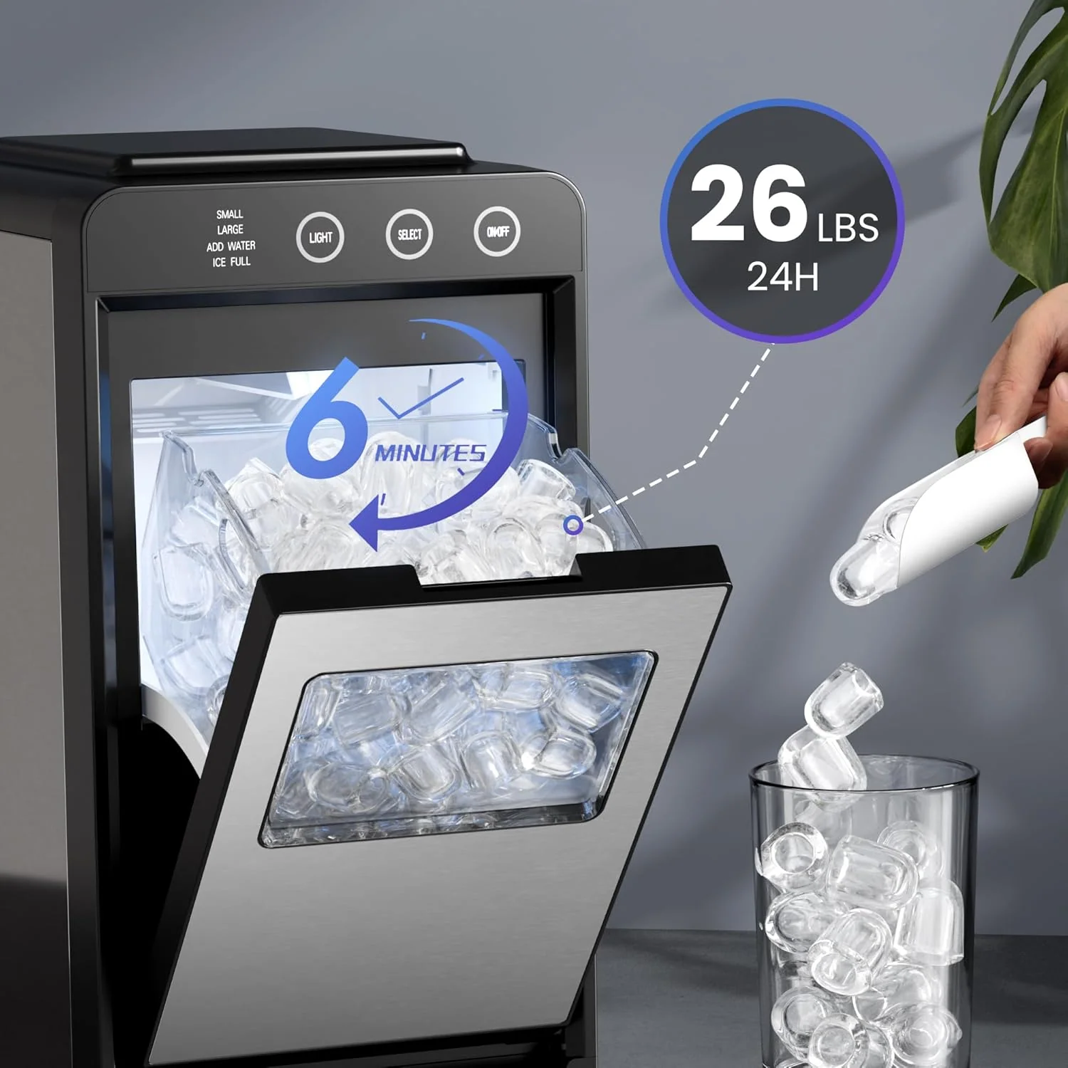 Kismile Ice Makers Countertop 58212RIM0 - Image 17