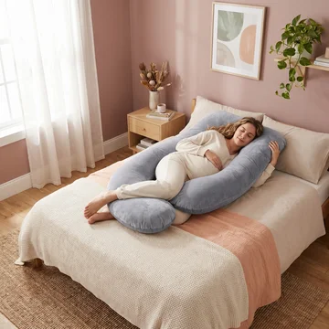 Pregnancy Support Pillow – Cloud Shaped Design