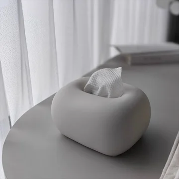 Serenity Pebble Tissue Holder