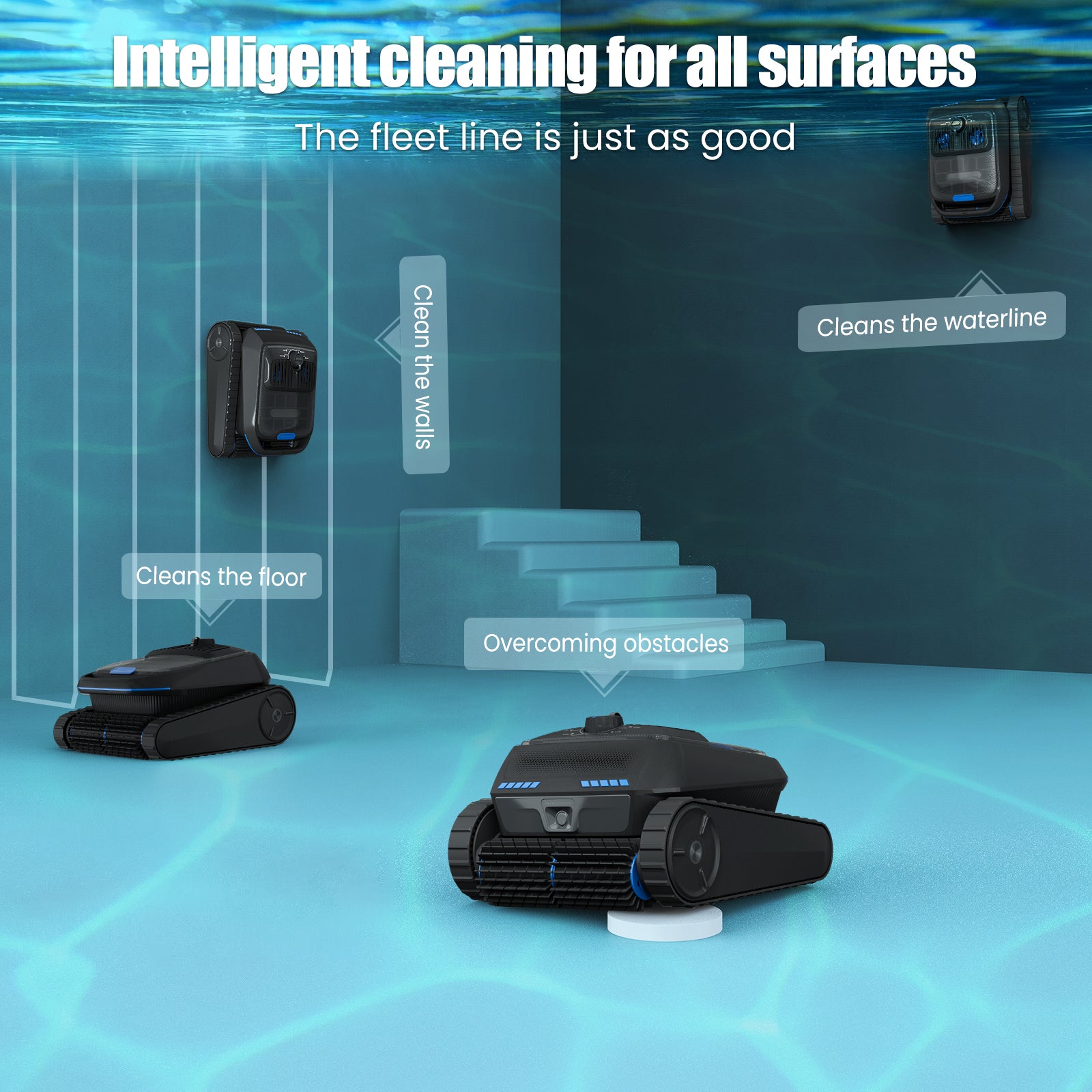 AIRROBO CP400Lite | Energy-efficient Cordless Pool Cleaner - Image 4