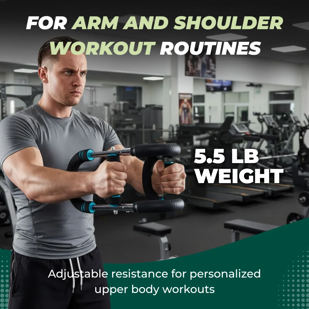 Adjustable Twister Arm Trainer with Spring Bars for Upper Body Training