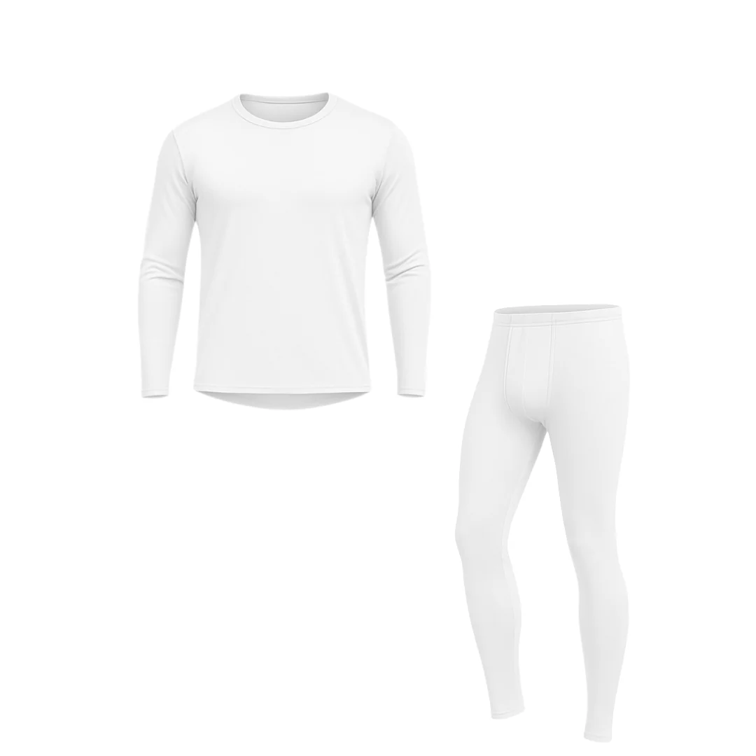 Thermal Base Layer Set for Men – Fleece Lined Top and Bottom - Image 6