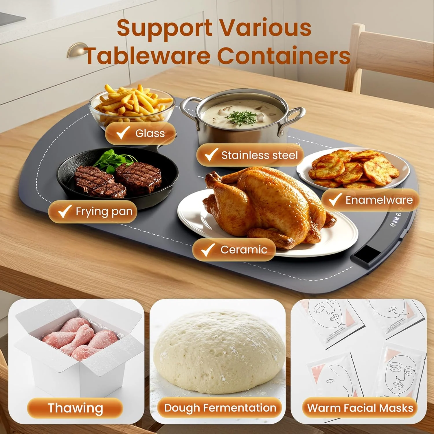 Kismile Food Warming Mat 29604KWB0 - Image 11