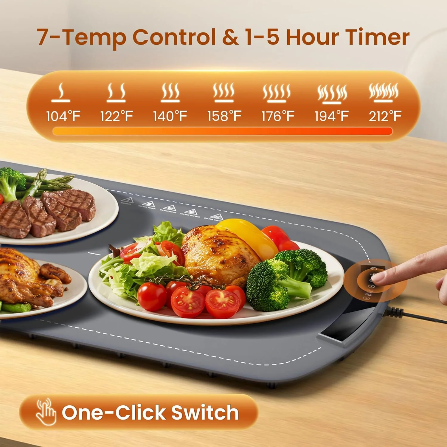 Kismile Food Warming Mat 29604KWB0 - Image 12