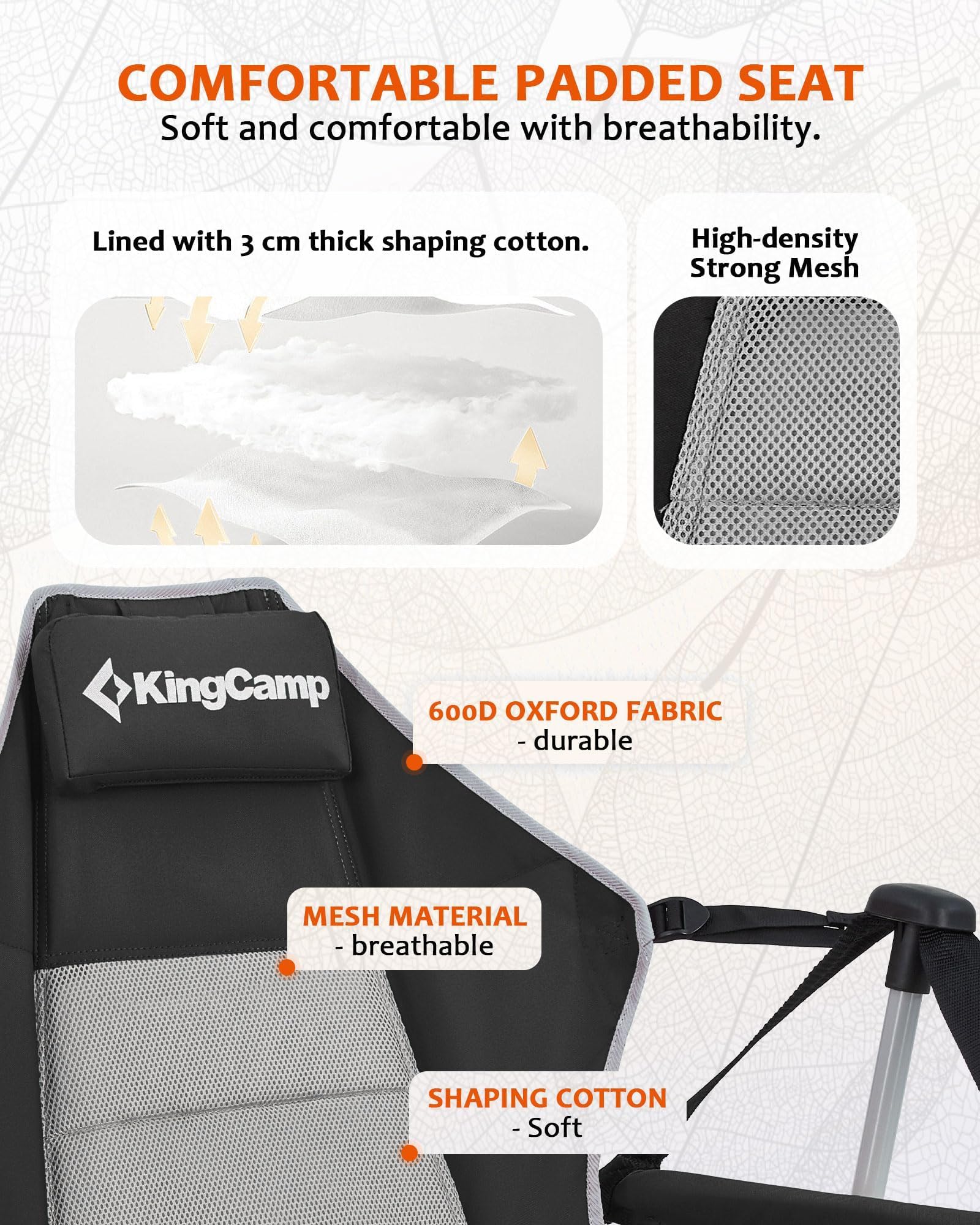 KingCamp Aluminum Alloy Swing Camping Hammock Chair