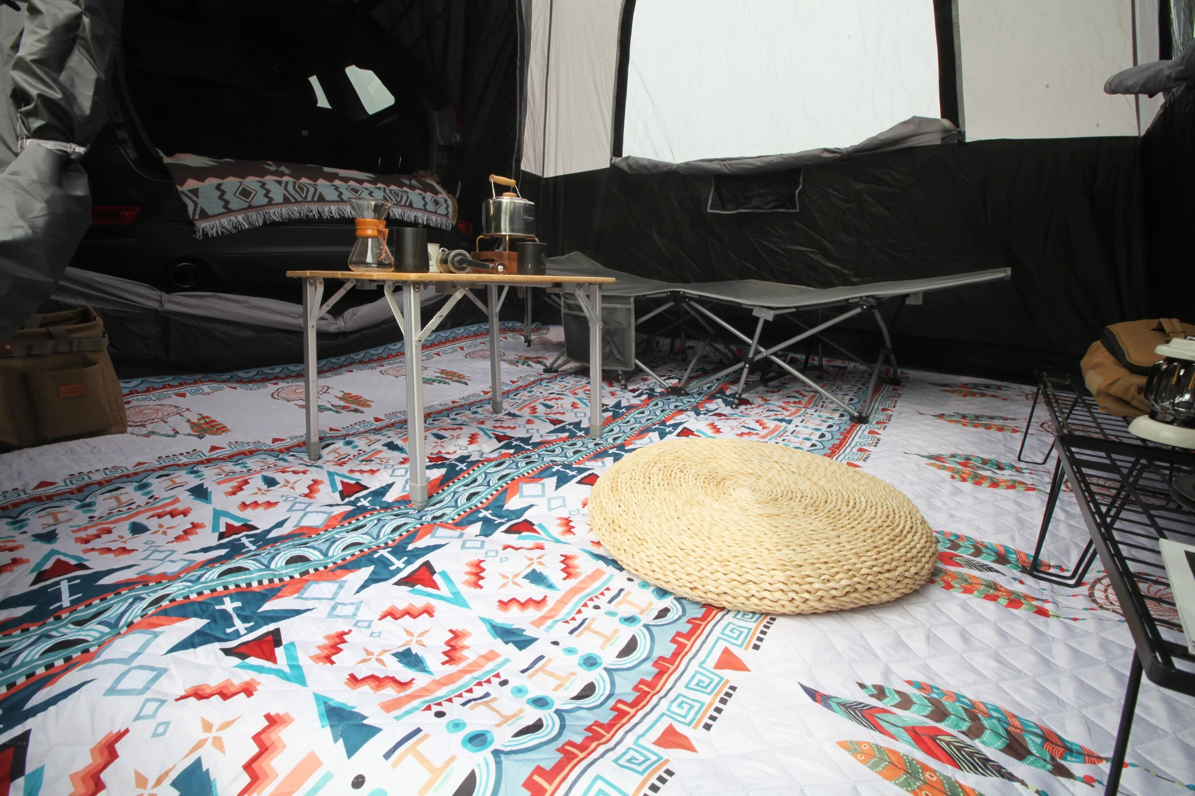 KingCamp ISIAY MAX 2.8 Extra-Large Waterproof Camping Tent Mat - Bohemian Pattern