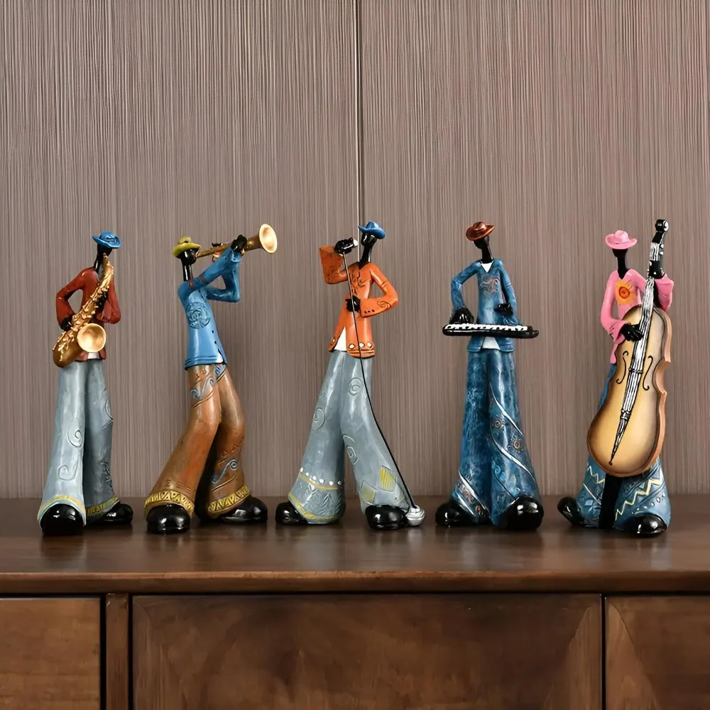 Tabletop Figurine Resin Abstract Jazz Design - Image 9