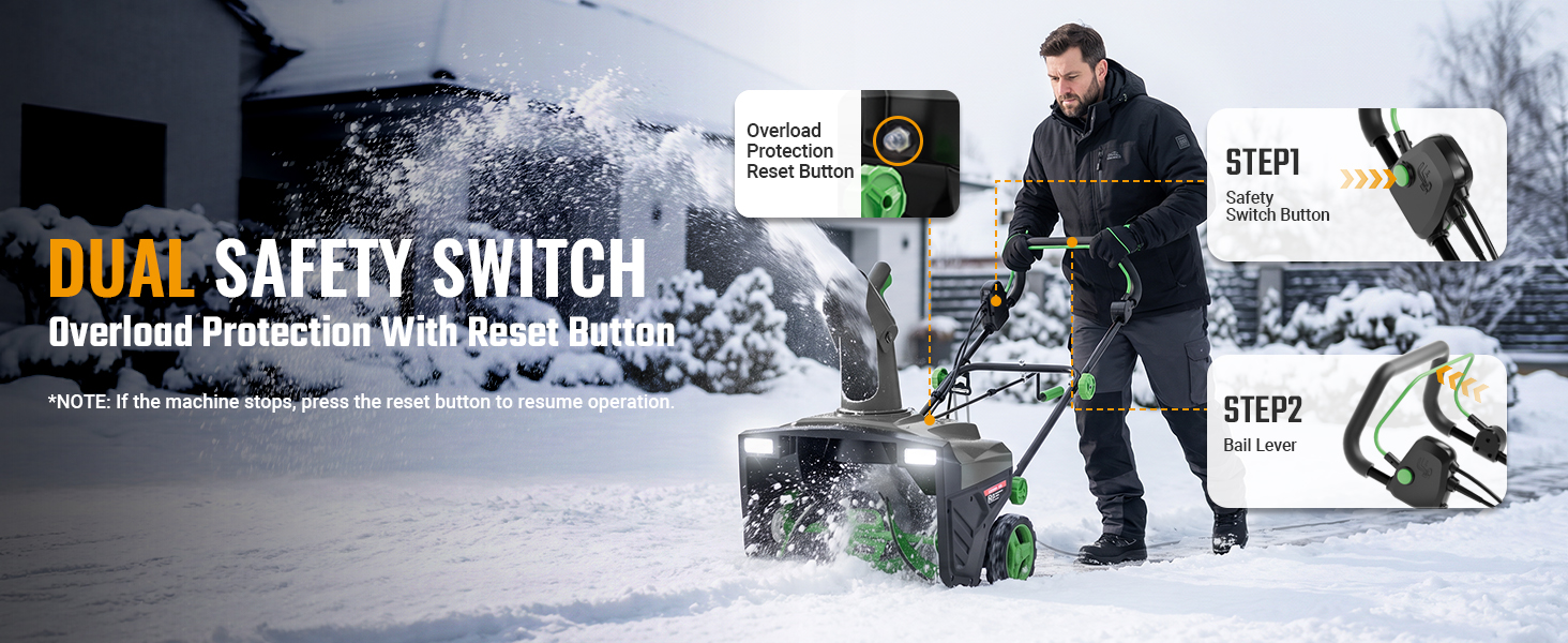 Corded Electric Snow Blower
