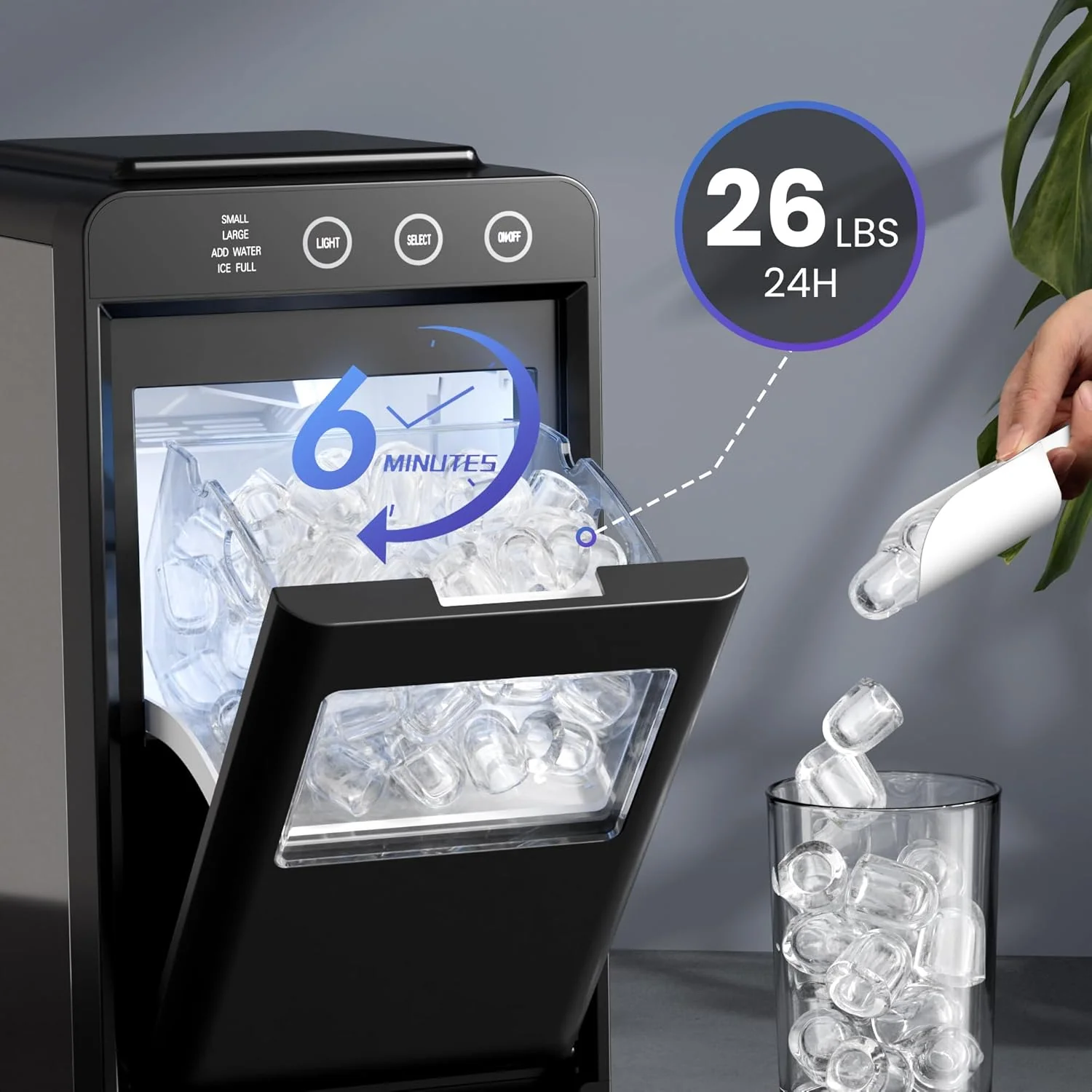 Kismile Ice Makers Countertop 58212RIM0 - Image 2