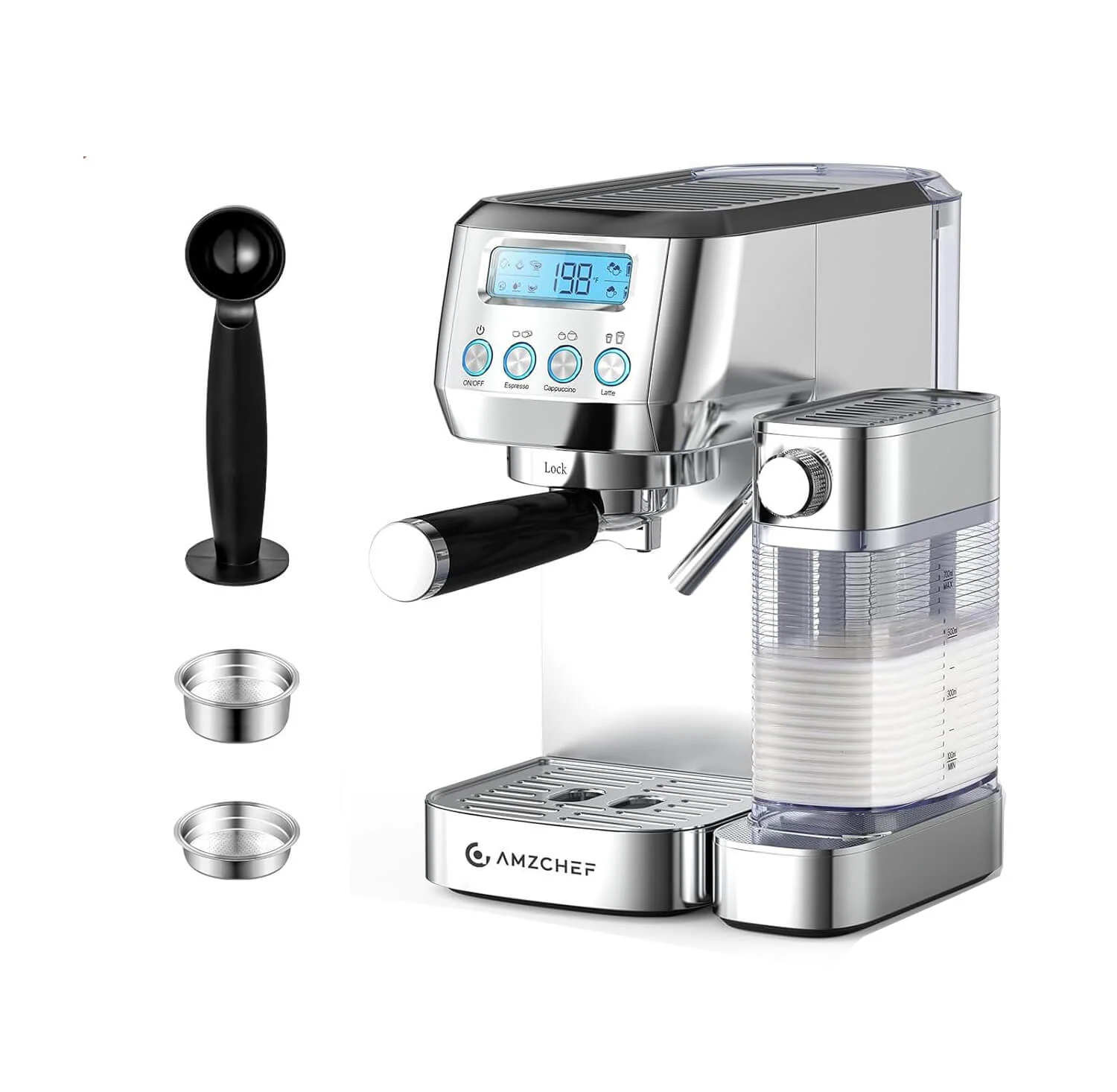 AMZCHEF 20 Bar Pressure Espresso Coffee Maker for home 2
