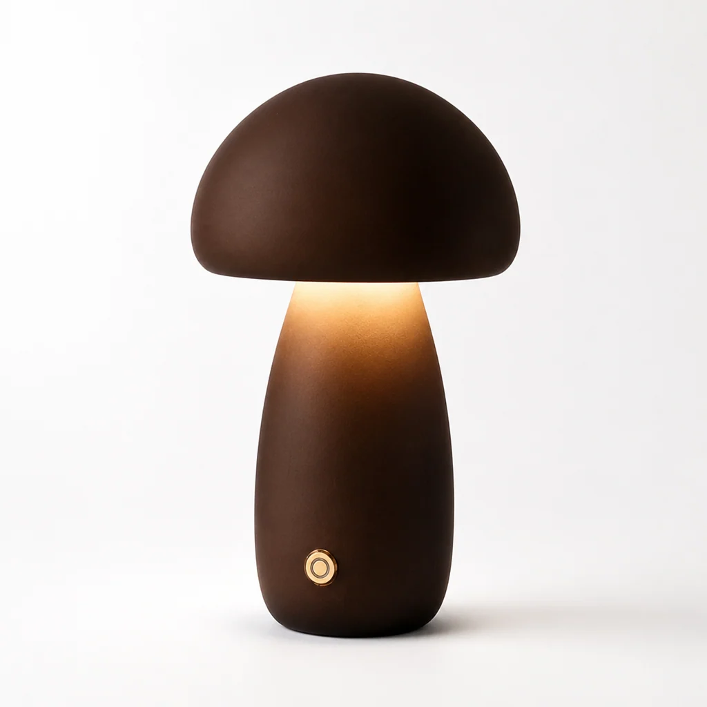 Night Light Mushroom Touch Control Warm White LED - Image 9