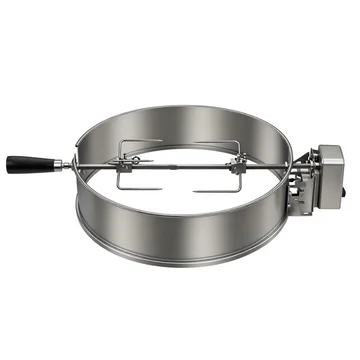 Rotisserie Ring Set in Stainless Steel for 22.5-Inch Kettle Grills