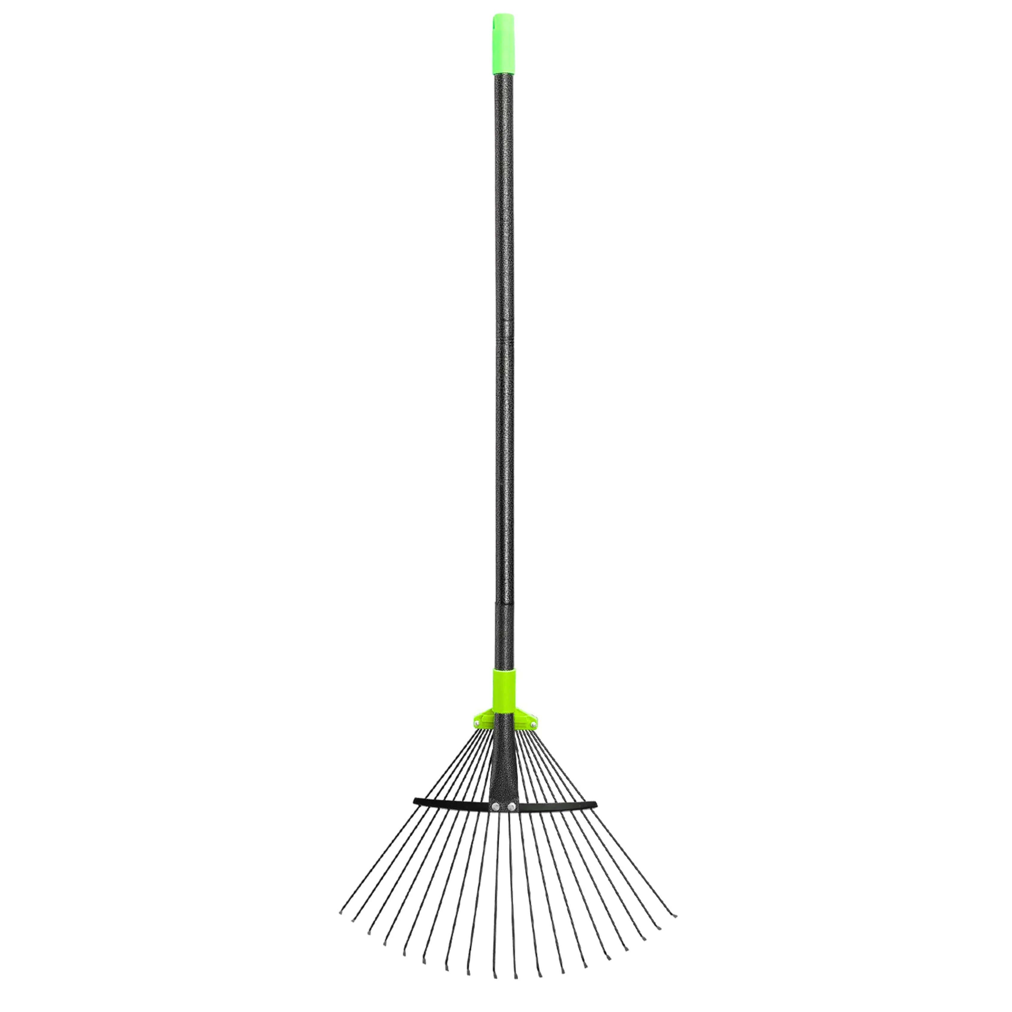 Expandable Head Metal Rake with Long Adjustable Handle