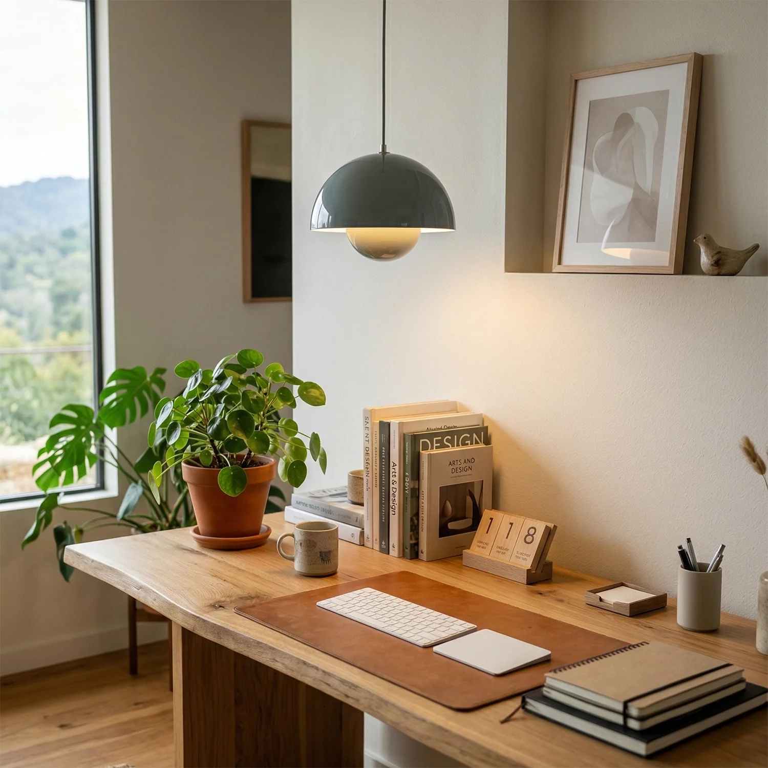 Stylish Pendant Light - Adaptable Mid-Century Inspired Design - Image 14