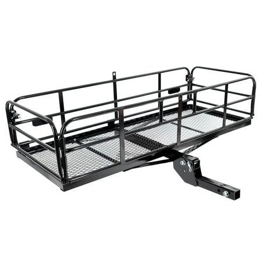 Kojem 500 Lbs Hitch Mount Cargo Carrier 60" x 24" x 14" Folding Cargo Rack Rear Luggage Basket Fits 2" Receiver for Car SUV Camping Traveling - Image 8
