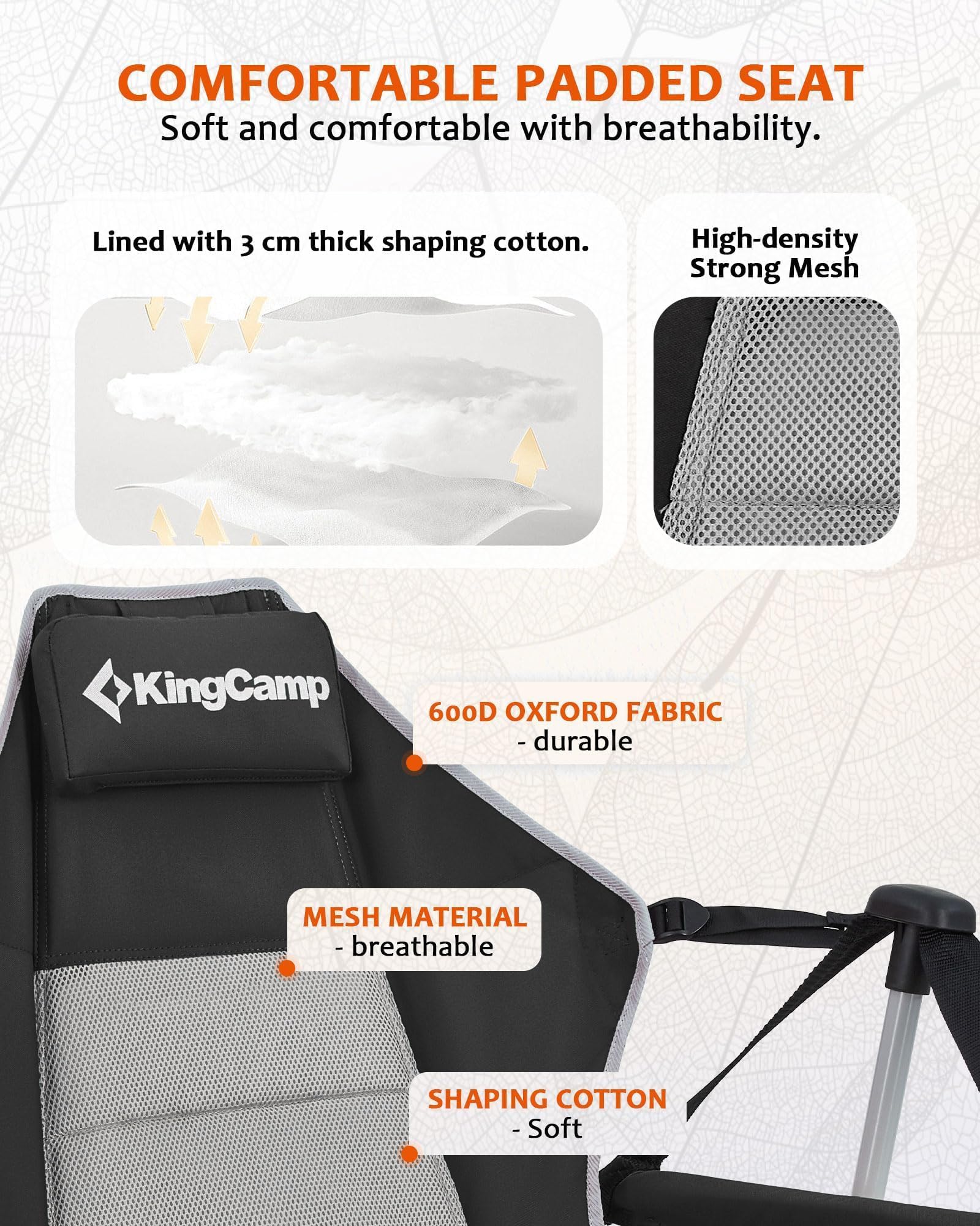 KingCamp Aluminum Alloy Swing Camping Hammock Chair