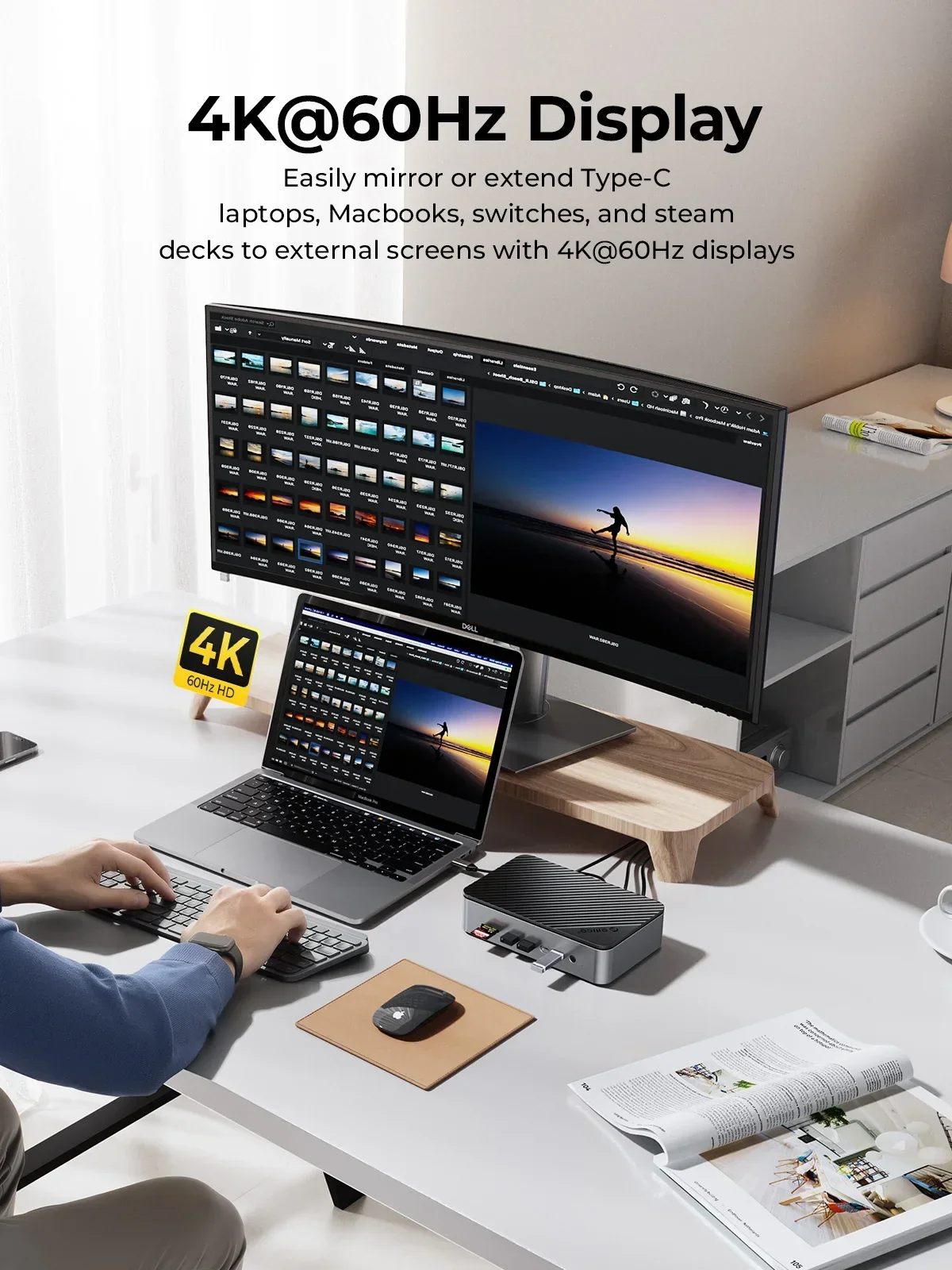 USB Hub with 10 Ports and Multiple Connection Options - Image 11