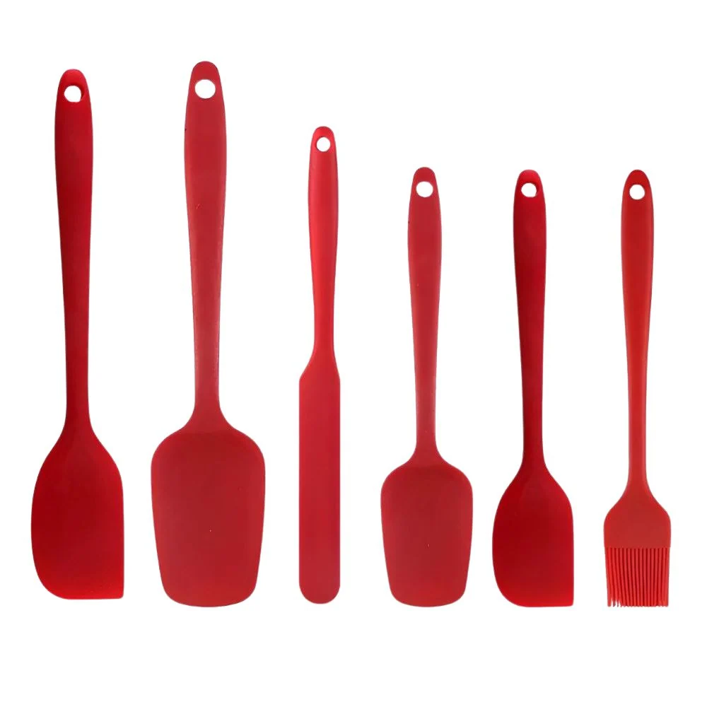 Spatula Set Silicone 6 Piece With Basting Brush - Image 8