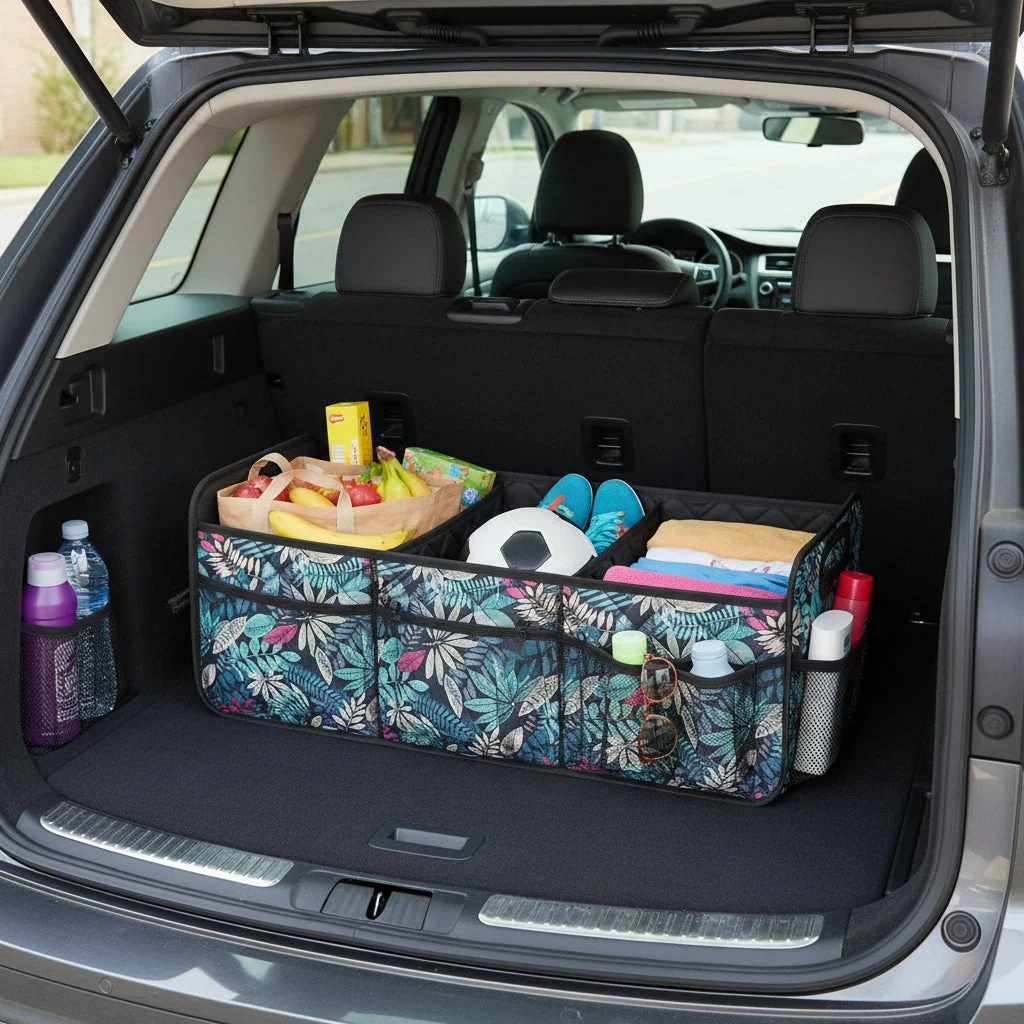 Spacious Waterproof Trunk Organizer – Foldable Car Storage Solution - Image 10