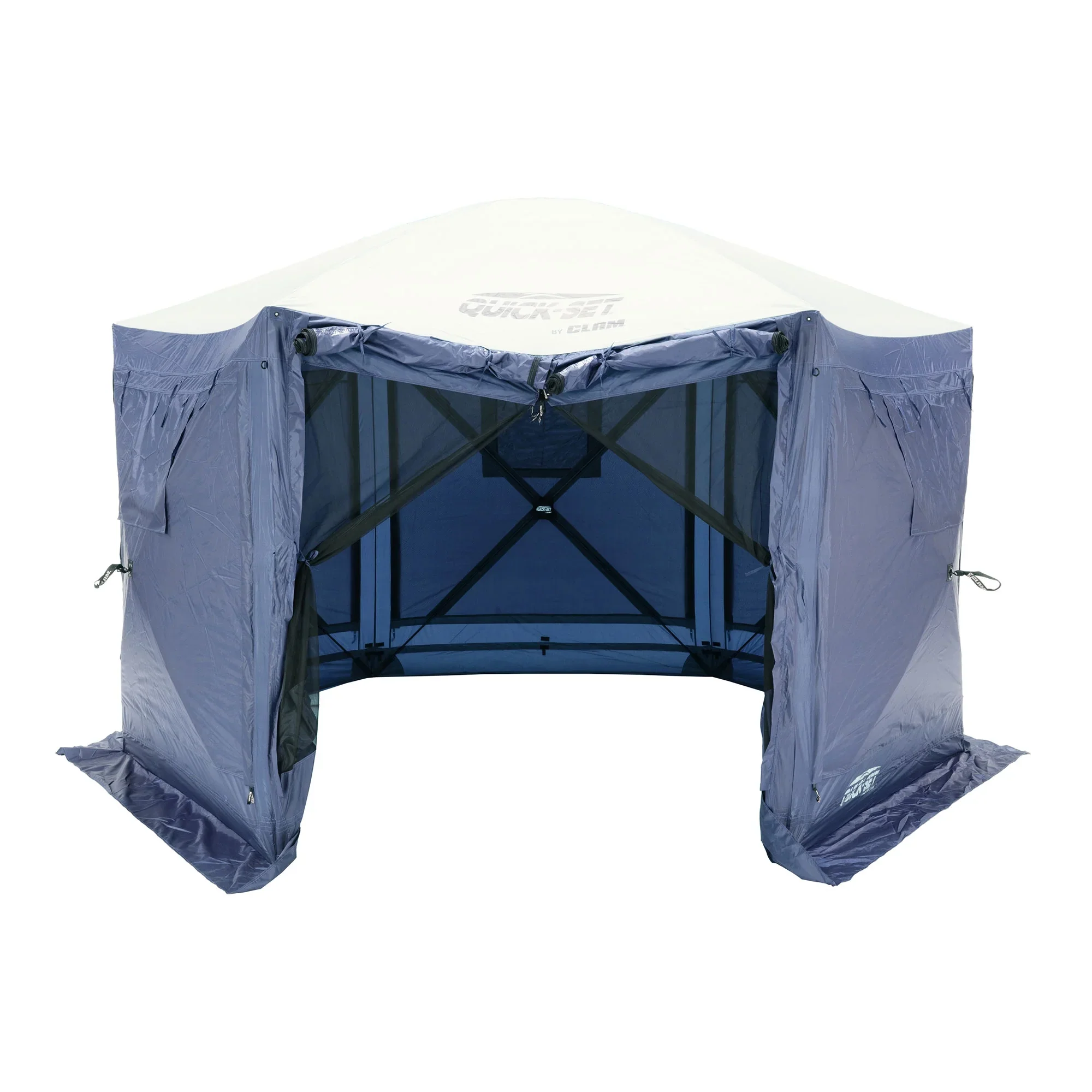 CLAM Quick-Set Pavilion 12.5 x 12.5' Portable Outdoor Canopy Shelter, Green - Image 34