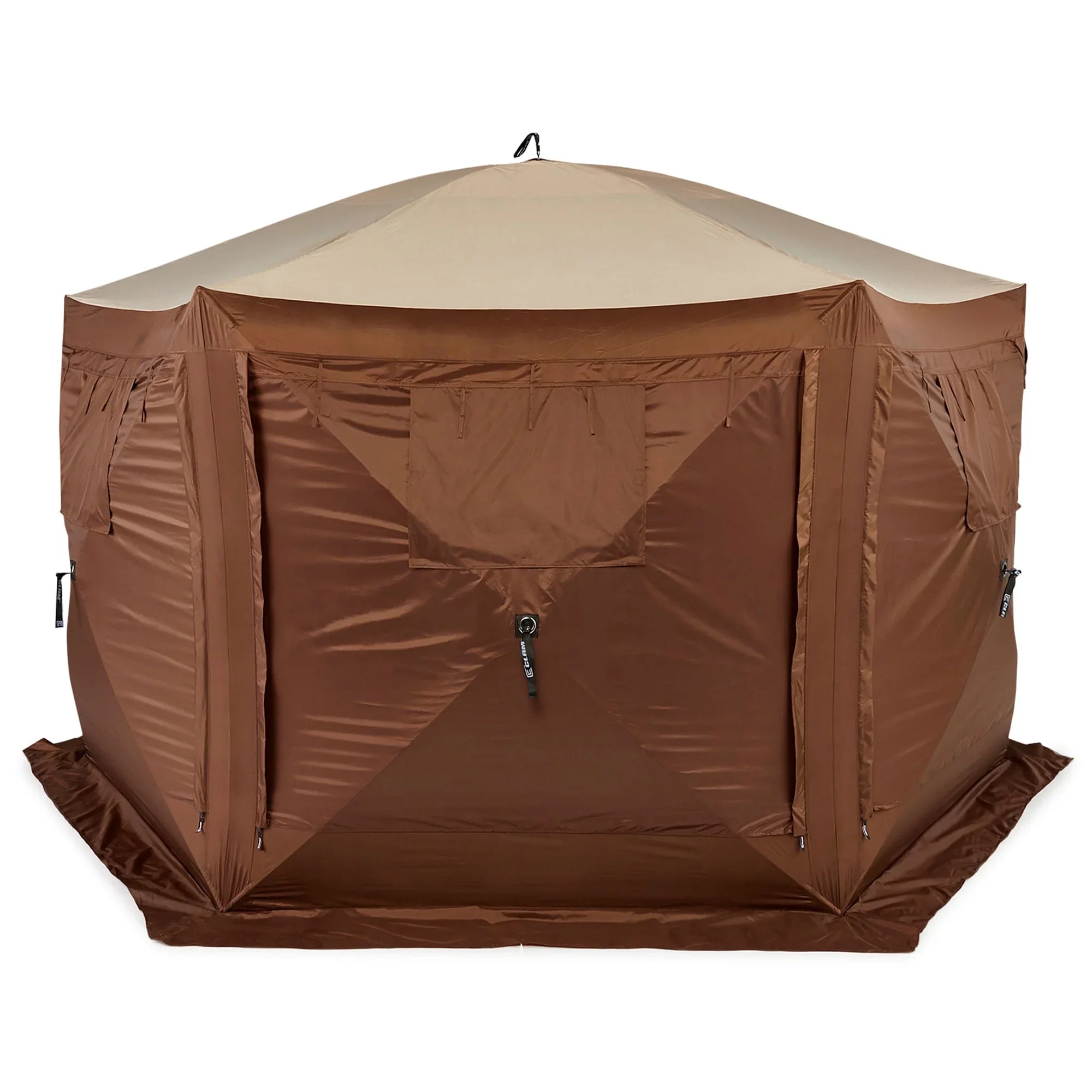 CLAM Quick-Set Pavilion 12.5 x 12.5' Portable Outdoor Canopy Shelter, Green - Image 52