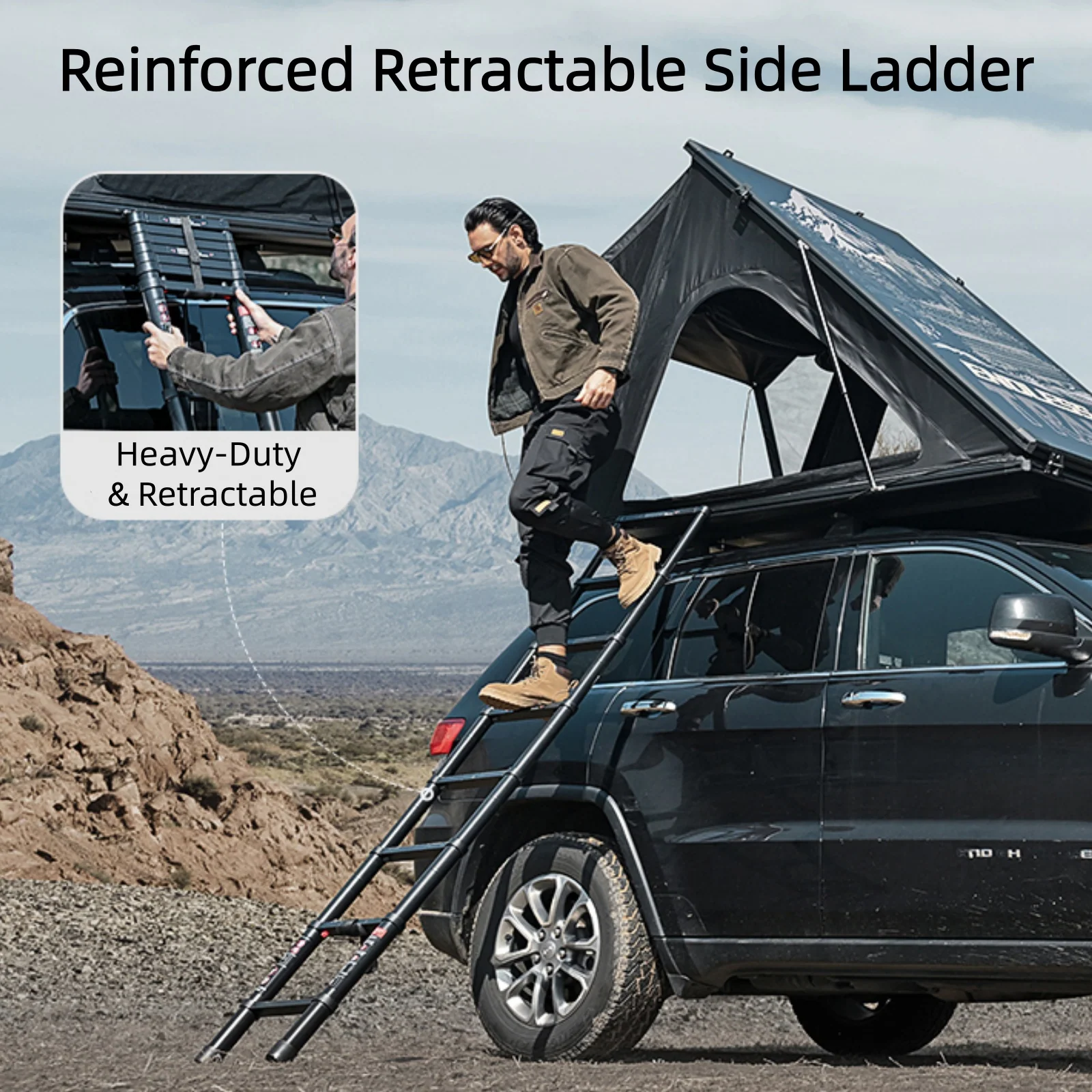 KingCamp ENDLESS 8 Aluminum Hardshell Rooftop Tent