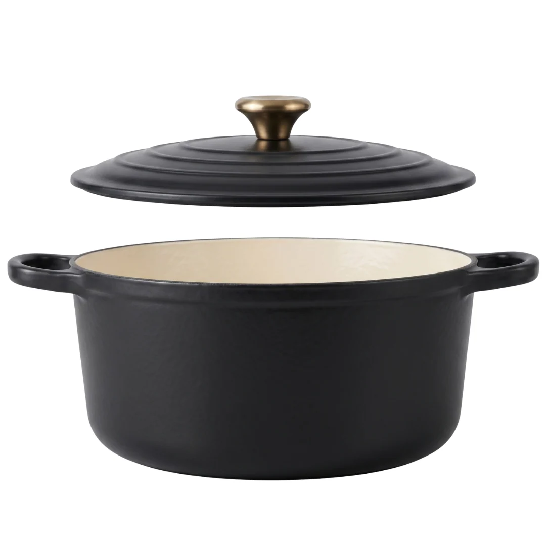 Enameled Cast Iron Dutch Oven with Lid – 6.4 Quart for Baking - Image 2