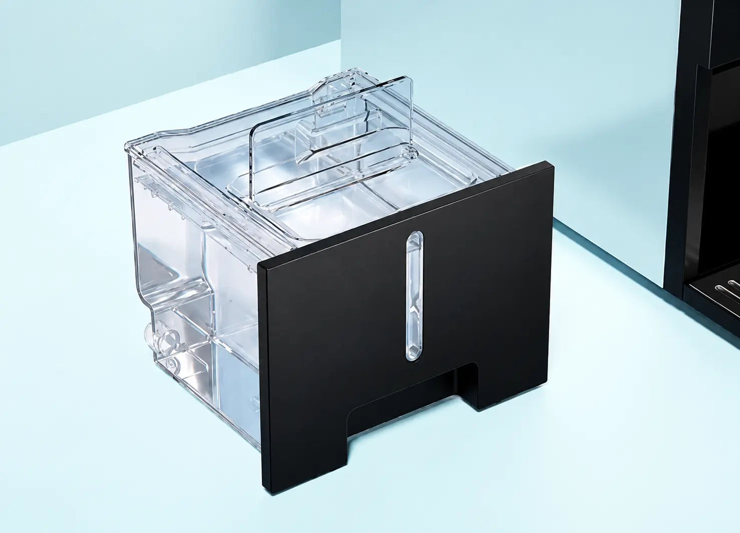 Removable water tank with a water level window for the Kismile 58015RIM0 nugget ice maker