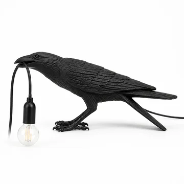 Table Lamp Adjustable Brightness Resin Plug-In