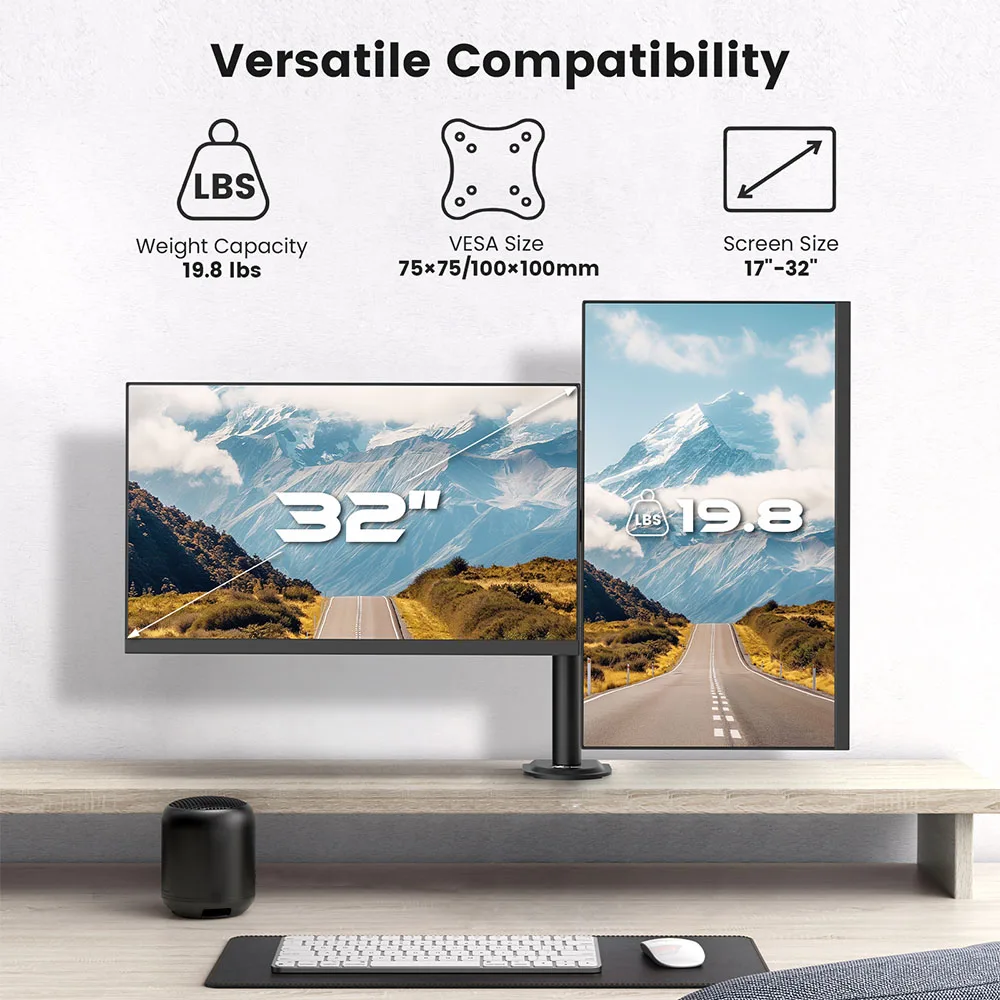 Dual Monitor Mounting Arm for Enhanced Workspace - Image 6