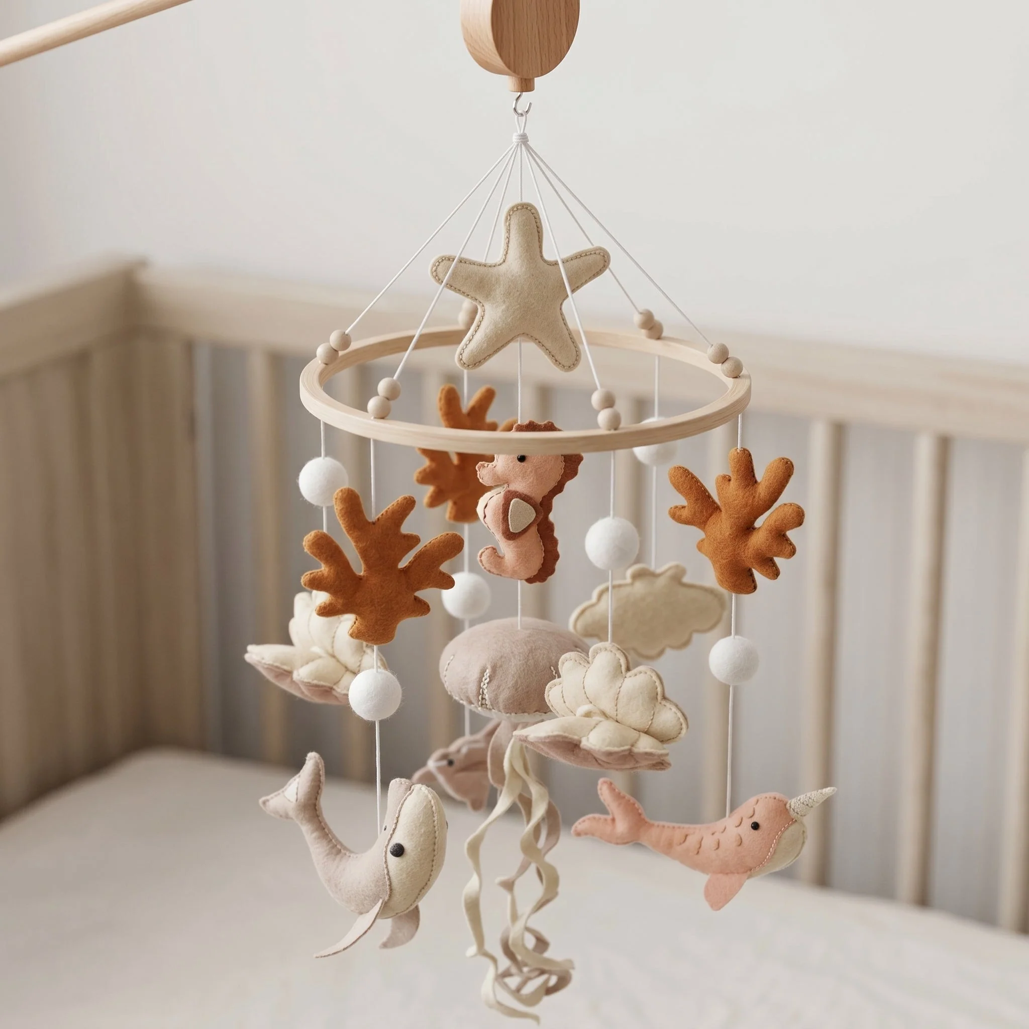 Crib Hanging Mobile for Nursery Decor