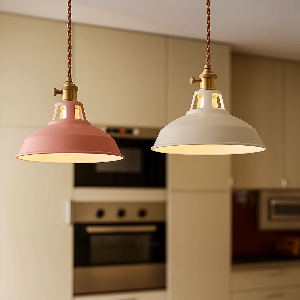 Colorful Modern Dome Pendant Light - Chic Chandelier Style
