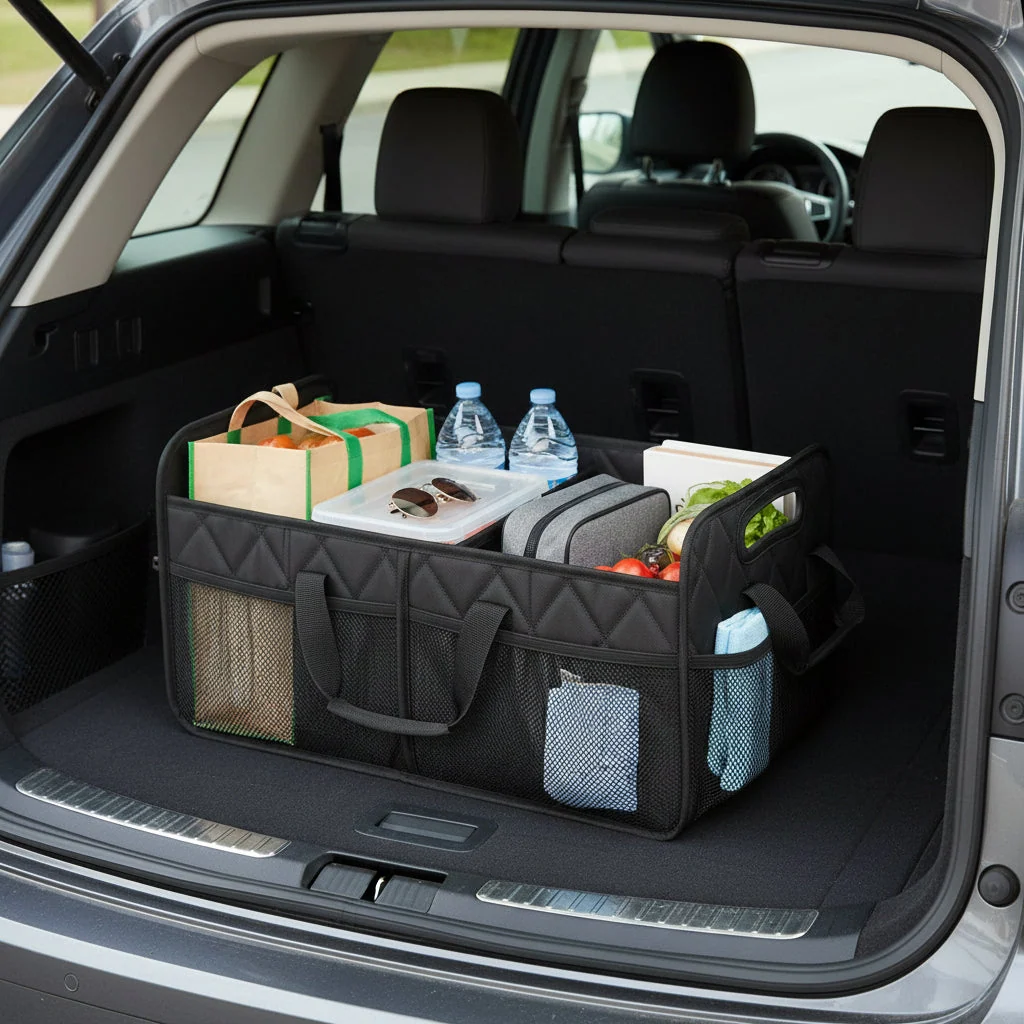 Spacious Waterproof Trunk Organizer – Foldable Car Storage Solution - Image 3